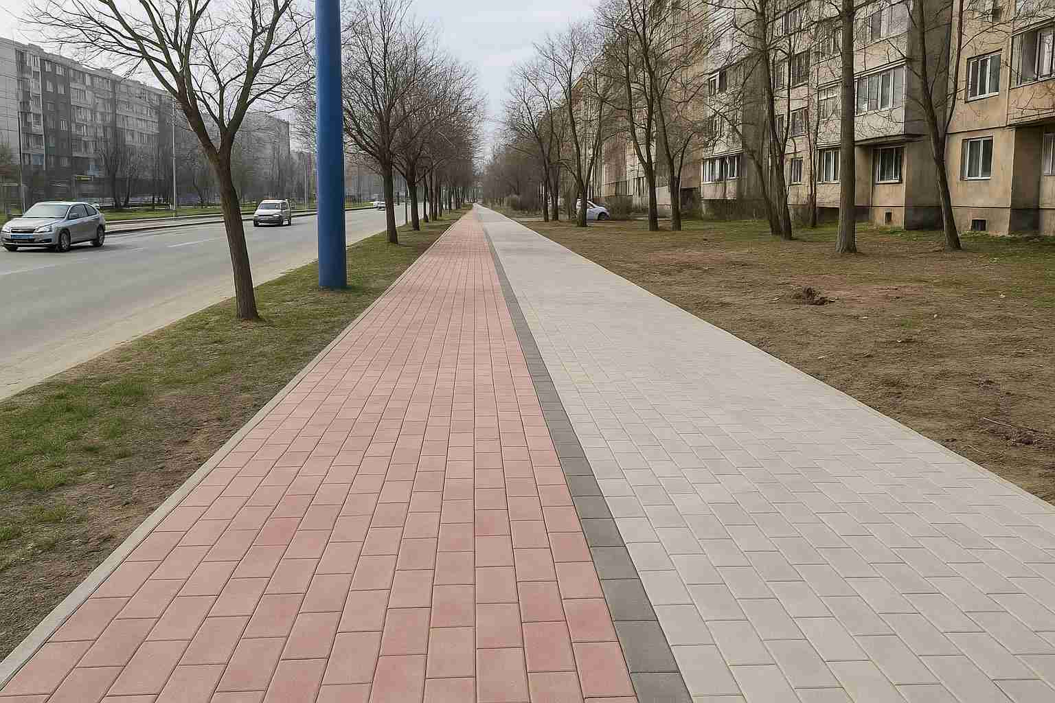 У Франківську на Степана Бандери облаштують велодоріжку та новий тротуар — проєкт профінансував бізнес