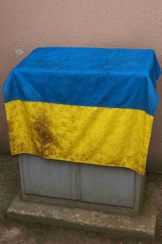 У Франківську дістали з каналізації прапор із бойовими шевронами — комунальники розповіли подробиці
